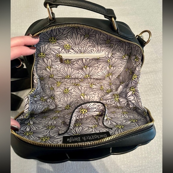 BACKSTITCH BRUJA Halloween Backstitch Bruja SPRING bag witchy goth SOLD OUT - Picture 3 of 9